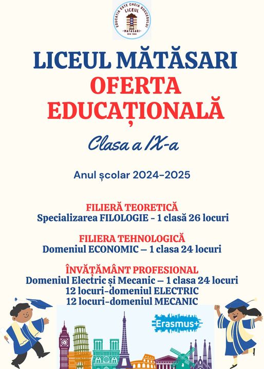 Oferta educațională 2024-2025